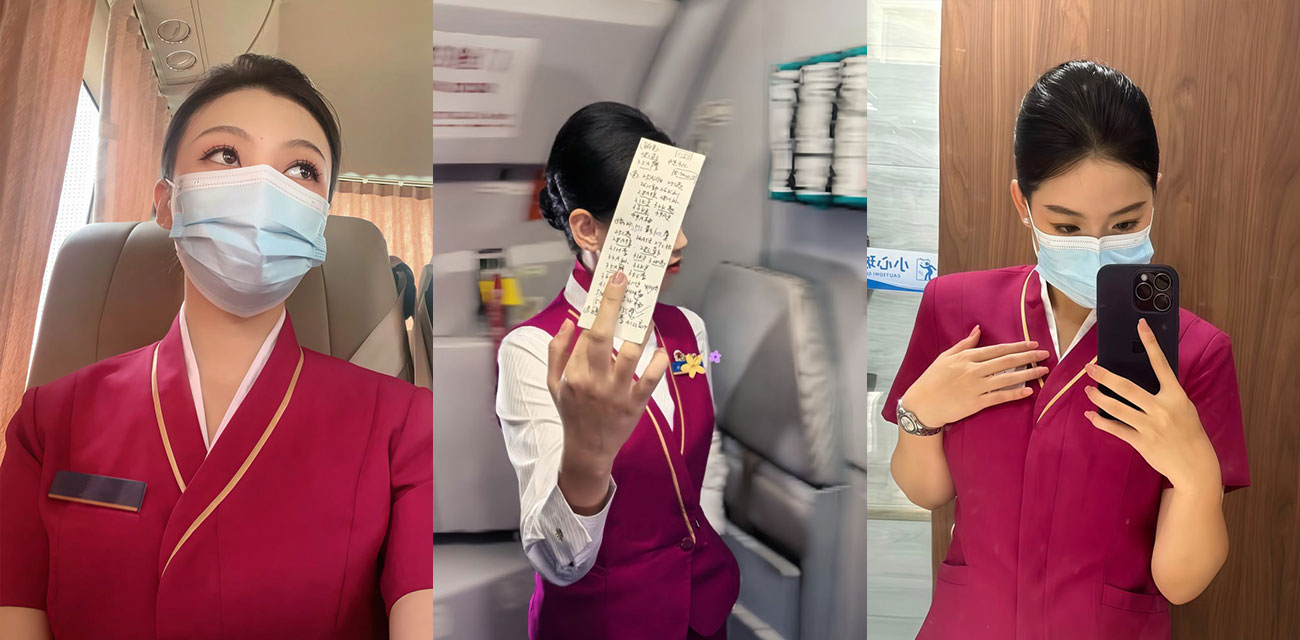南方航空美女空姐竟然在推特上做福利姬與金主在飛機上廁所空震性愛視頻流出 - 19J